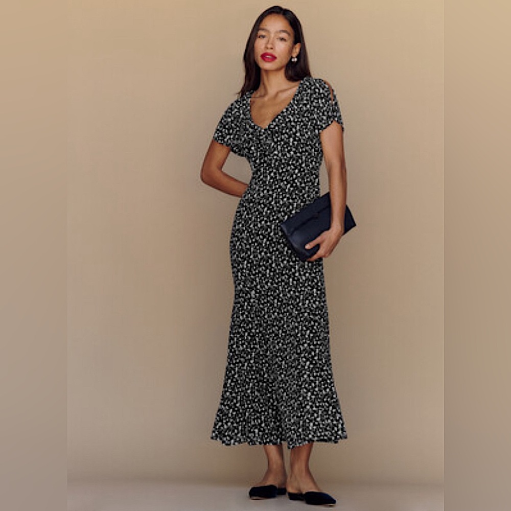 NWT Reformation Talleen Floral Midi Dress, 2 - Picture 2 of 14